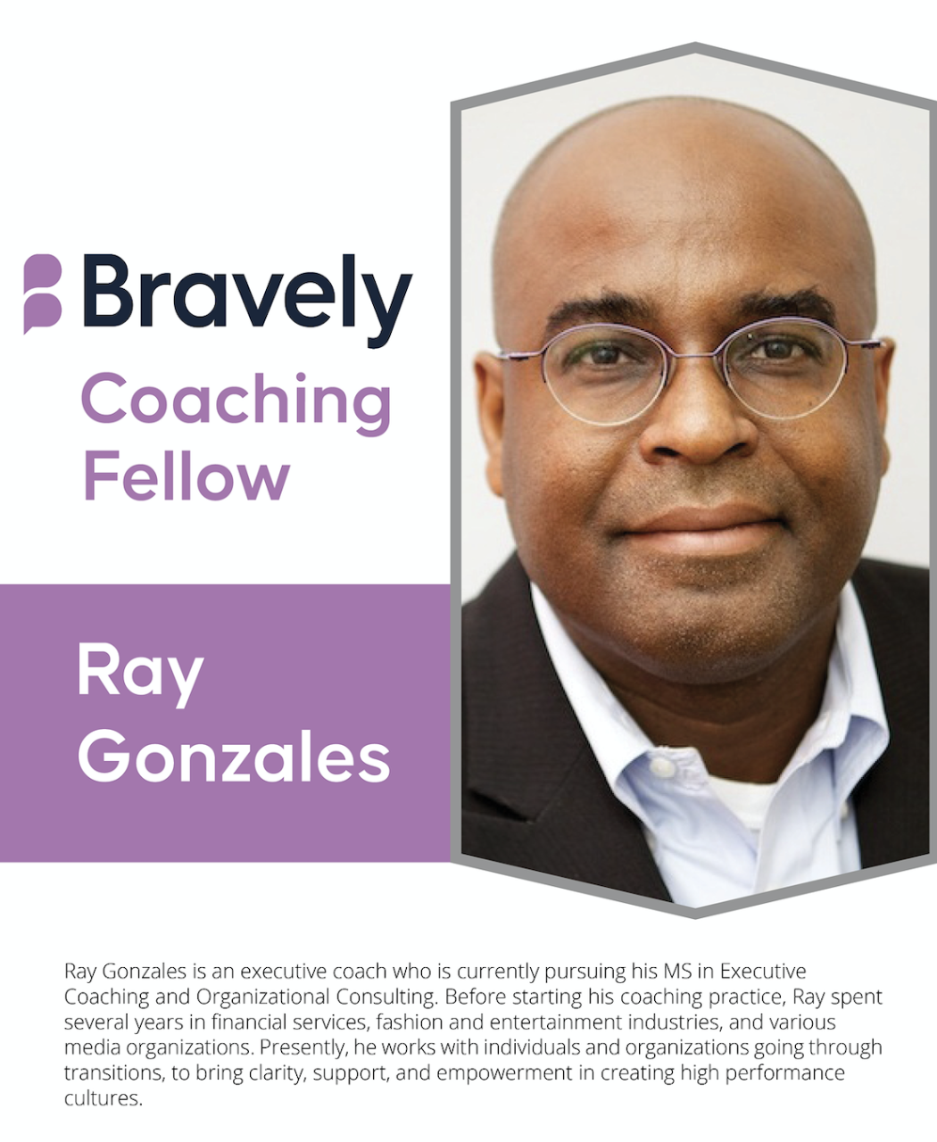 Headshot of Ray Gonzalez for Bravely